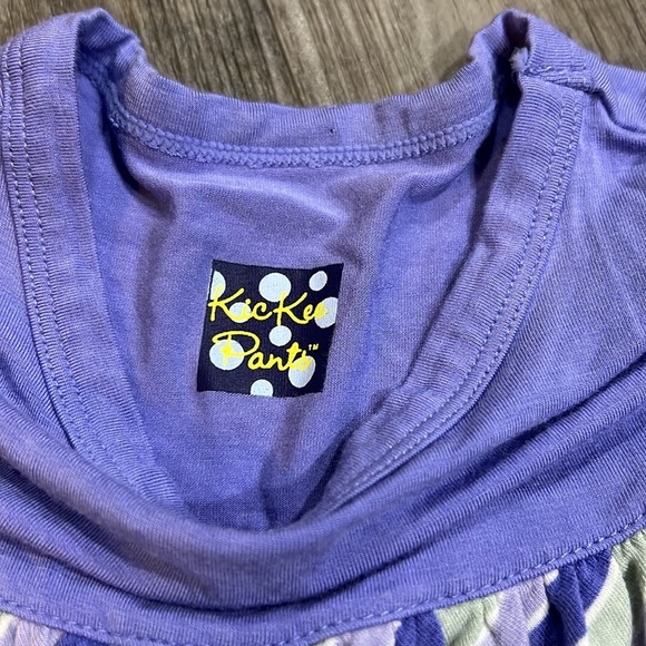 4 for $20 Kickee Pants print classic swing dress size 3T - Picture 3 of 6